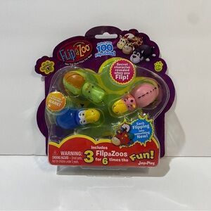Flip a Zoo new in package set of three animals series 1 jay @ play
